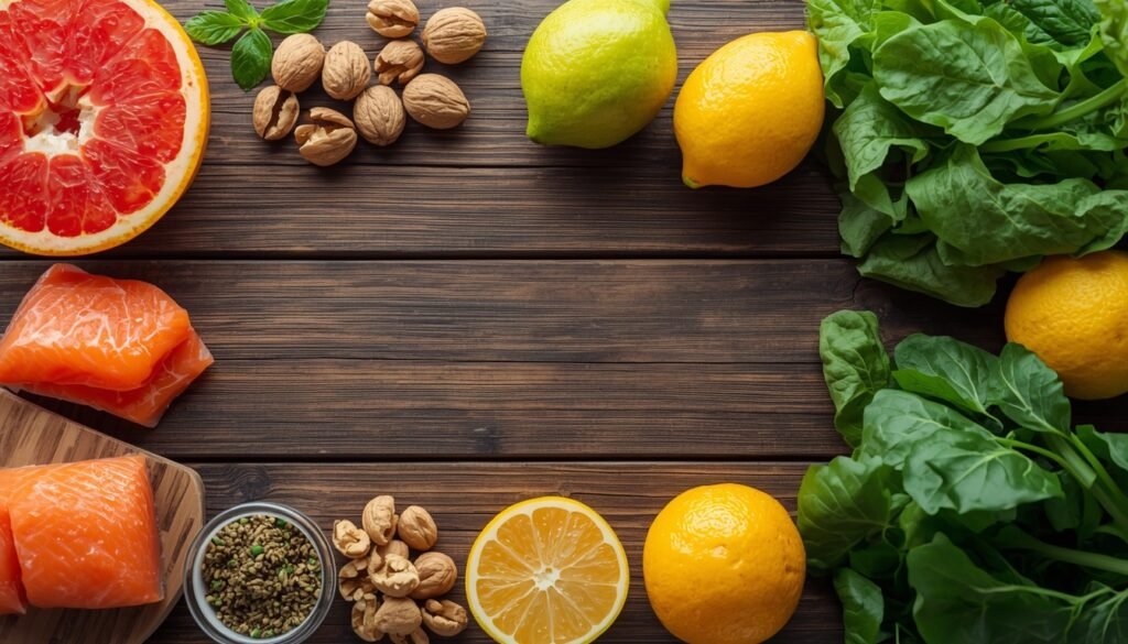 healthy foods that supportcirculation::salmon, walnutss and leafy greens cold hands and feet, poor circulation