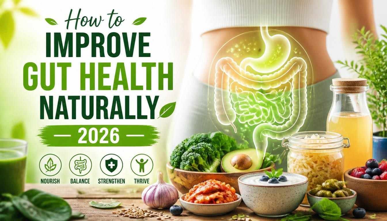How to Improve Gut Health Naturally — 7 Science-Backed Strategies That Work (2026)