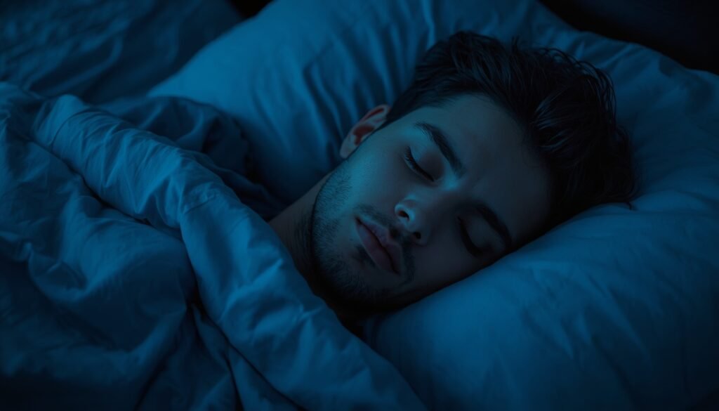 A person sleeping peacefully representing the critical connection between quality sleep and immune system health